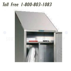 sloped stainless cleanroom cabinets