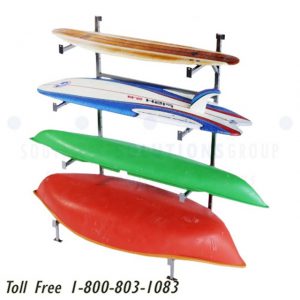 stainless outdoor canoe kayak shelves