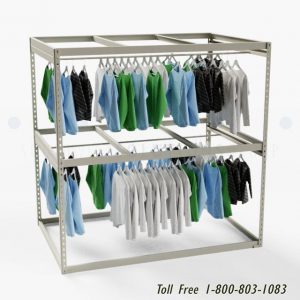 theater garment racks hanging clothes rods