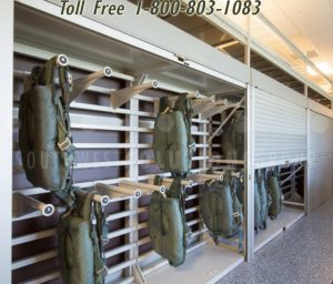 widespan parachute shelves vented doors