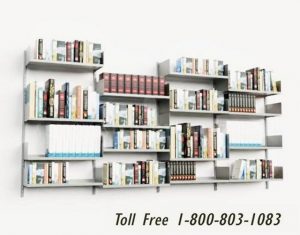 metal vertical wall bookshelves