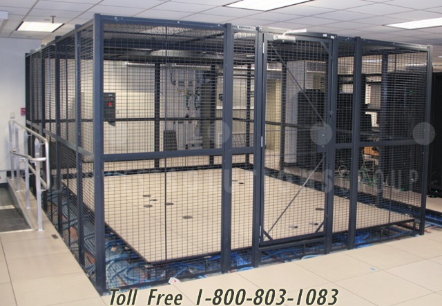 wire server cage panel enclosures