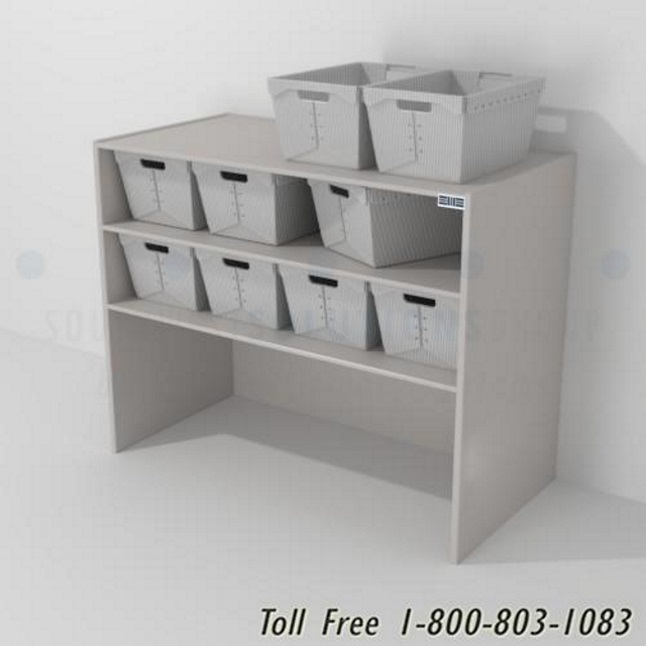 Bulk Mail Shelving Storage Bins Office Mailroom Package Sorter