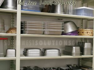 cafeteria wall cabinet shelves military mess hall food serving dish tray storage