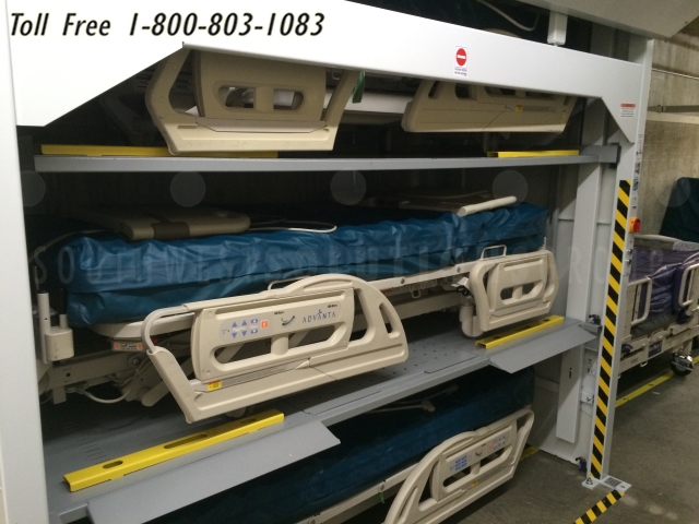 hospital bed rack vertical stacker wilmington dover newark