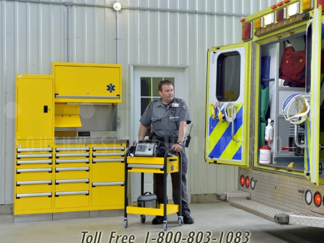 paramedic refill supply benches