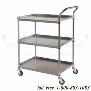 stainless steel hotel shelving carts