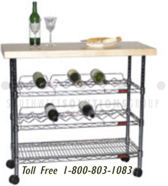 mobile grocery sample display storage