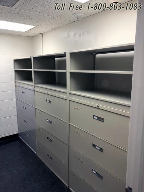 shelving overhead lateral filing cabinets