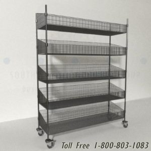 wire baker rack storage carts