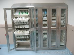 hospital storage cabinet