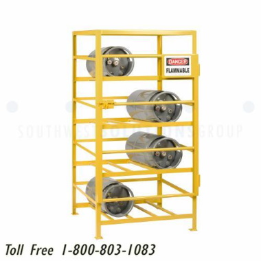 propane tank security racks