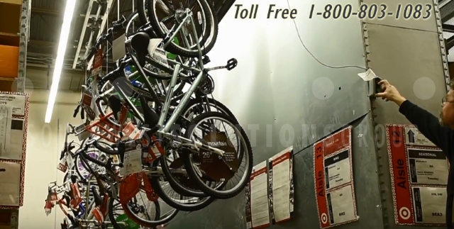 overhead bicycle storage lifts