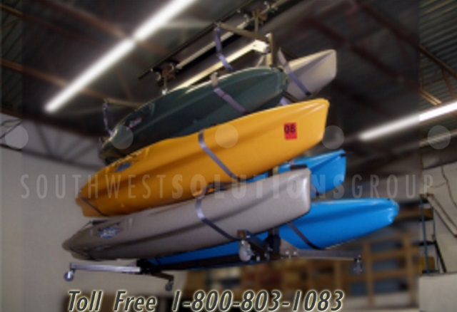overhead lifts kayak canoe storage