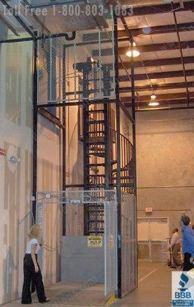 vertical mezzanine conveyor lift