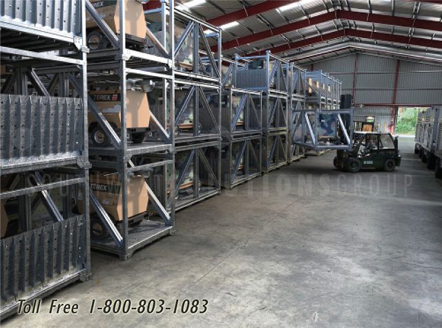 military vehicle stacking rack storage