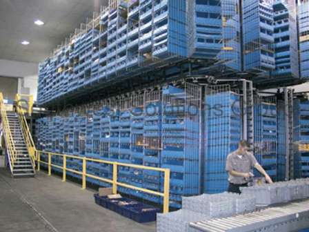 horizontal storage carousels