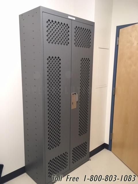 vented metal locker storage