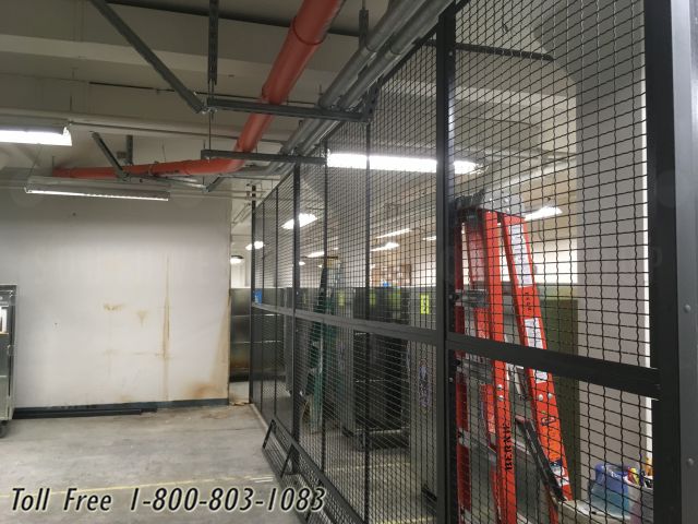 wire mesh partition security cage enclosures