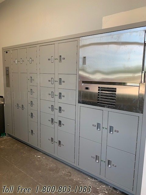 pass thru evidence storage locker design