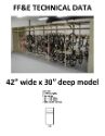 Bike Storage Rack 42 x 30
