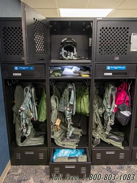 custom air force pilot lockers