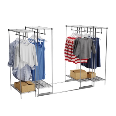 garment racks on sliders