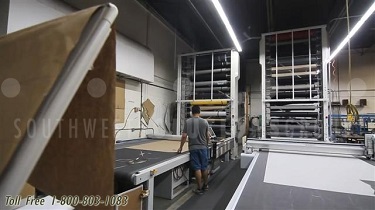 textile fabric rotating vertical ferris wheel storage