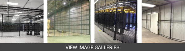 wire security partitions & cages image galleries
