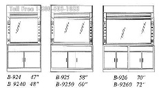 Available Add Air Laboratory Ventilation Hood Sizes