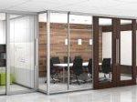 Demountable moveable glass office walls