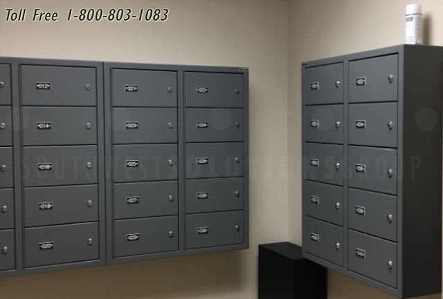 Safe gun storage lockers