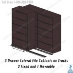2 1 lateral file cabinets medium tone rolling lateral filing cabinets floor tracks