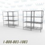36x36s40001 wire racking rolls on tracks condense storage space mobile wire shelving on rails