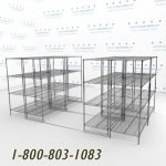 48x3048x30s40001 wire racking rolls on tracks condense storage space mobile wire shelving on rails