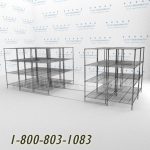 48x3636x36s50001 wire racking rolls on tracks condense storage space mobile wire shelving on rails
