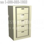 5 high rotary storage units spin secure enclosed stored materials double sided storage fs1l 5s