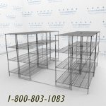 60x2460x24s40001 wire racking rolls on tracks condense storage space mobile wire shelving on rails