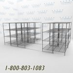 60x3060x30s50001 wire mobile shelving rails racks roll on tracks condense storage space