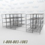 60x3060x30s50001 wire mobile shelving rails racks roll on tracks condense storage space
