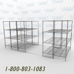 72x24s50001 wire racking rolls on tracks condense storage space mobile wire shelving on rails