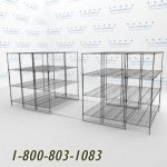 72x24s60001 wire racking rolls on tracks condense storage space mobile wire shelving on rails
