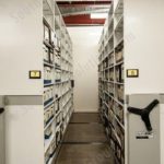 Activrac 7m mobile box storage shelving wide span warehouse records