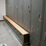 Ada locker police lockers room bench maximize space efficiency