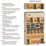 Add a stack tennsco shelf storage system box