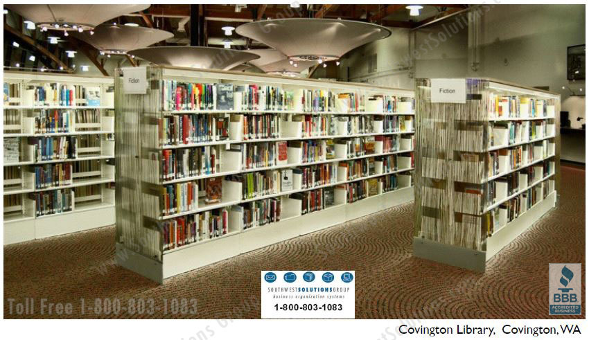 Library Stack Lighting  LED Lights for Book Shelving Ranges