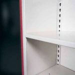 Adjustable file shelves open shelf filing records storage