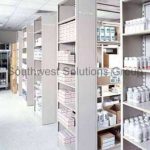 Adjustable medical supply shelving hospital storage racks