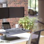 Adjustable workstation sit stand ergonomic office workplace desks