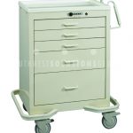 Anesthesia cart drawers transport cabinet